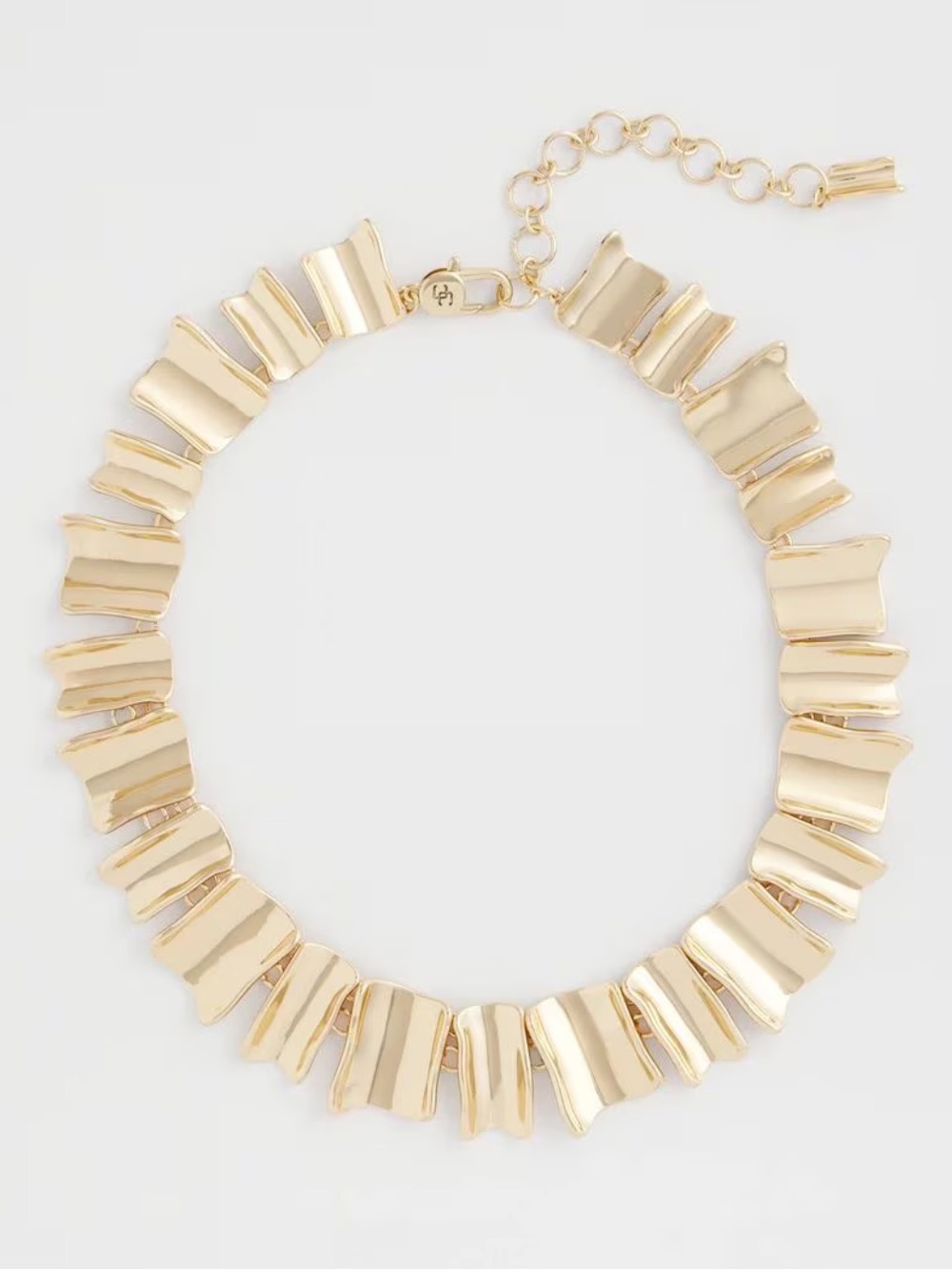 Chico’s Gold Wave Collar Necklace - Elegant Women's Jewelry
